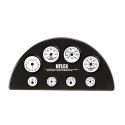Vannstandsindikator 12/24 V 10–180 Ohm – Uflex