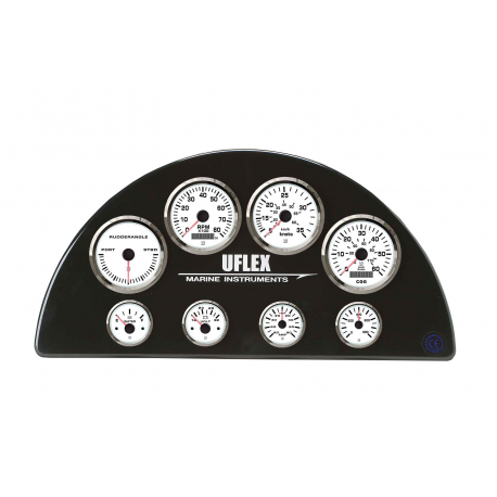 Indicateur de niveau d'eau 12/24 V 10-180 Ohm - Uflex