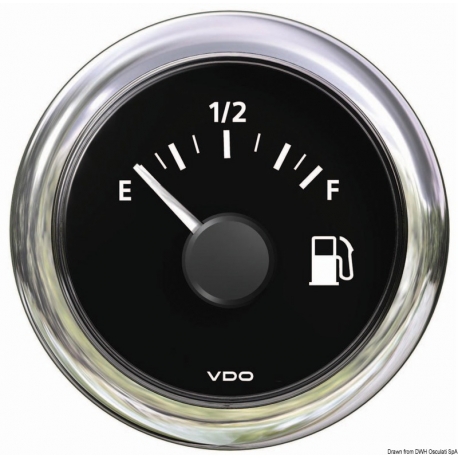Indicateur de niveau de carburant 12/24 V 10-180 Ohm - Vdo
