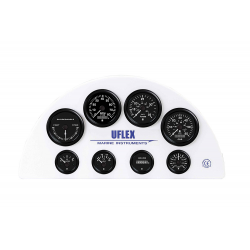 Indicatore di livello carburante 12/24 V 10-180 Ohm - Uflex