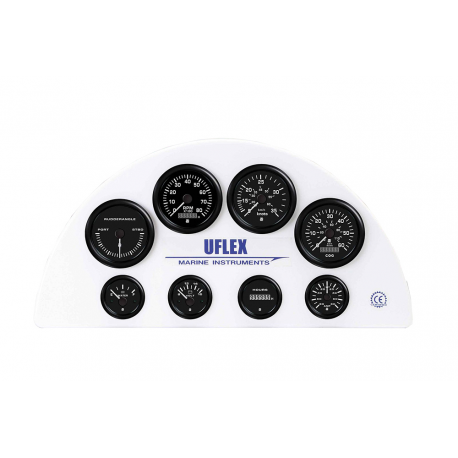 Fuel level indicator 12/24 V 10-180 Ohm - Uflex