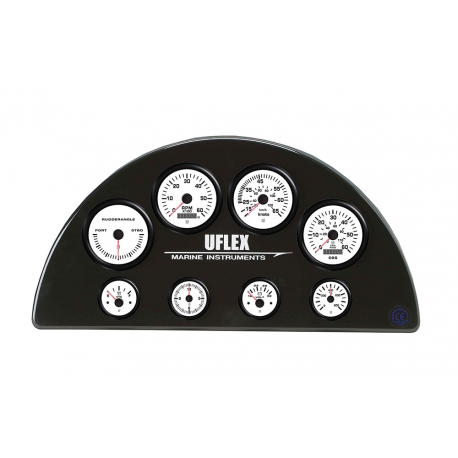 Polttoainemittari 12/24V 10-180 Ohm - Uflex