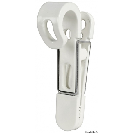 Snap fastening clip 22/28 mm