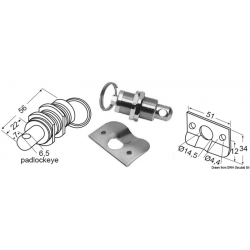 Stainless steel locker lock