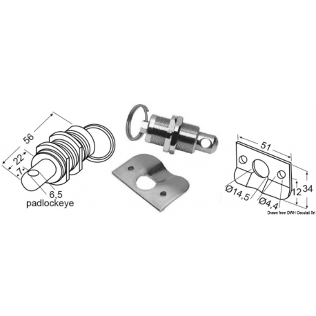 Serrure de casier en acier inoxydable