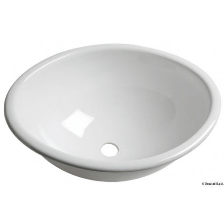 Evier ovale en plexiglas 37 x 29 mm