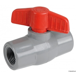 1/2" nylon kogelkraan