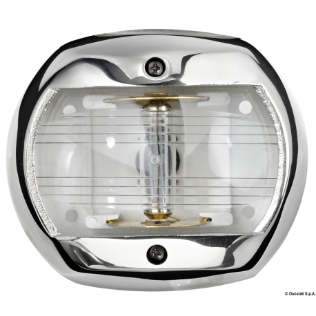 Classic 12 en acier inoxydable, feu de poupe blanc