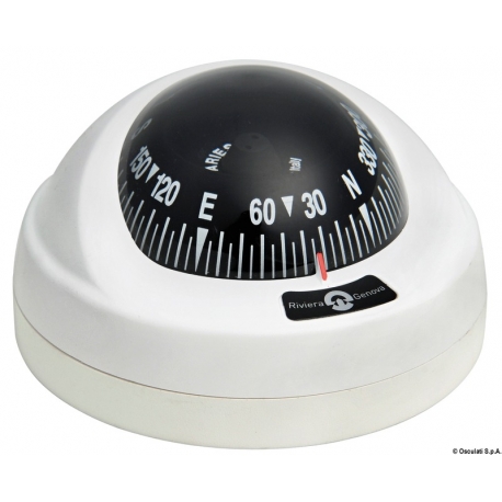 Black/white/white Riviera Aries compass