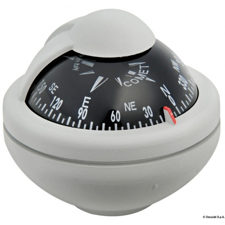 Riviera Comet 1 2" gray compass with bracket