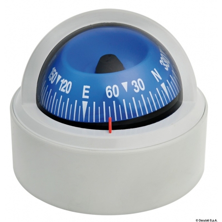 Boussole Riviera 2" 1/2 BS1 bleu/gris
