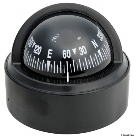 Boussole Riviera 2" 1/2 BS1 noir/noir