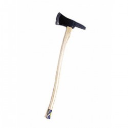 Canadian axe with long handle and two-handed grip