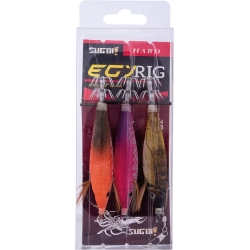 Sugoi Hard Egi Rig 1.5 ready line met drie tataki oppai 2