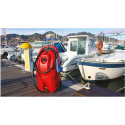 59 liter polyethyleen brandstoftank op wielen - Can SB