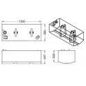 271 Lt. polyethyleen brandstoftank met meegeleverde peilstok - Sic Electronics Division