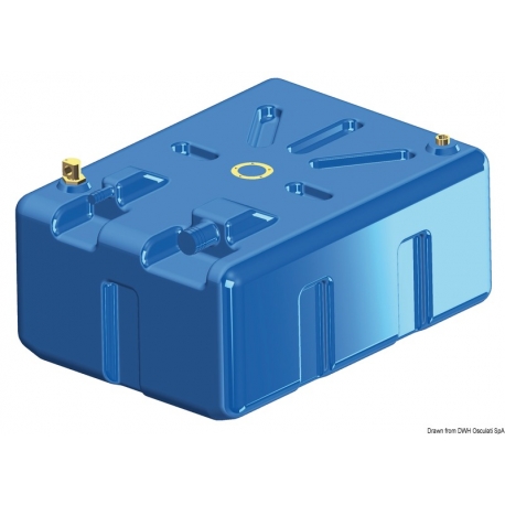 Serbatoio carburante 60 Lt. in polietilene con pescante incluso