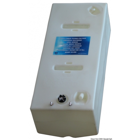 271-liter polyethylene fuel tank with level indicator