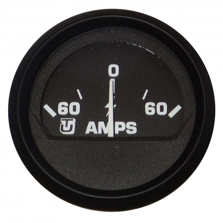 Amperometro Ø 53 mm. Faria 0-60 A - Uflex