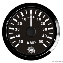 Ampèremètre Ø 57 mm. 0-50 A