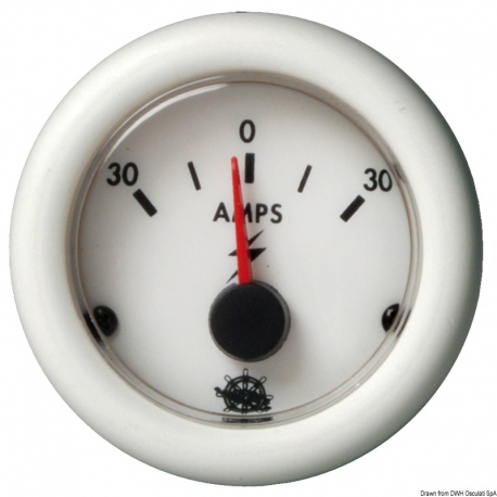 Amperímetro Ø 59 mm. 0-60 A - Guardian