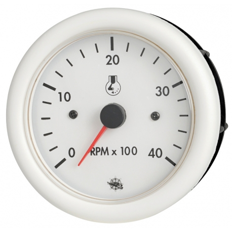 96mm dia. 0-7000 RPM tachometer with hour counter - Guardian