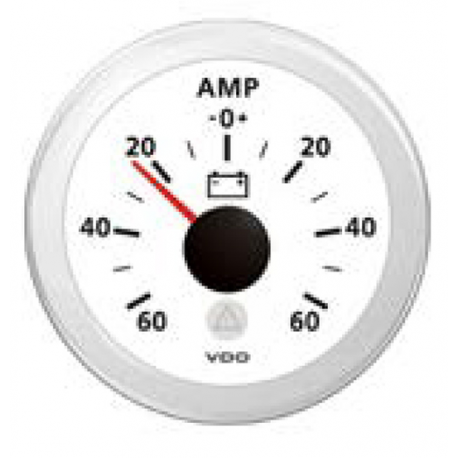 Ampèremètre Ø 52 mm. 0-60 A - Vdo