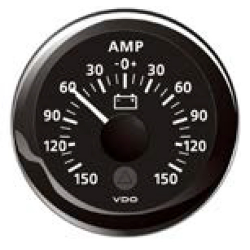 Ampèremètre Ø 52 mm. 0-150 A - Vdo