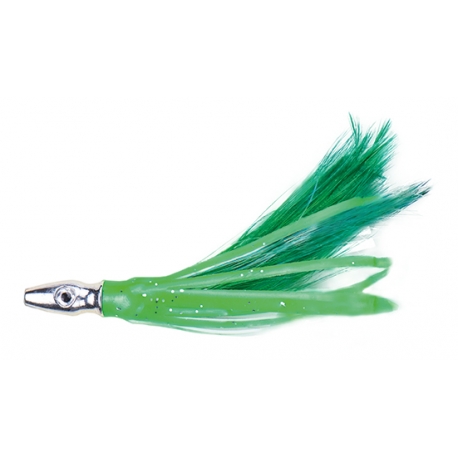 Leurre de pêche à la traîne Sugoi Flash Feather 75 mm.