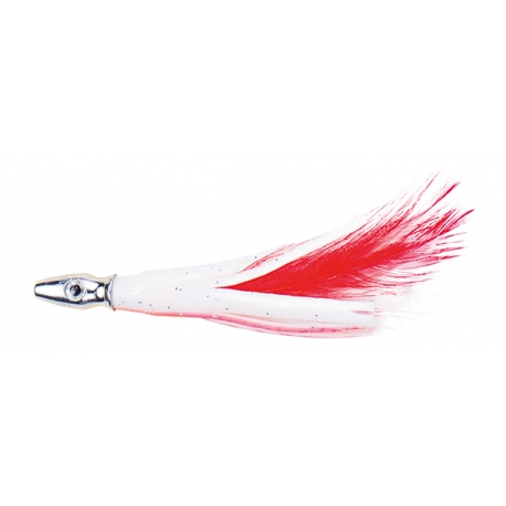 Leurre de pêche à la traîne Sugoi Flash Feather 75 mm.