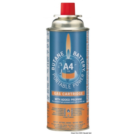 Cartucho de recambio A4 para cocina portátil