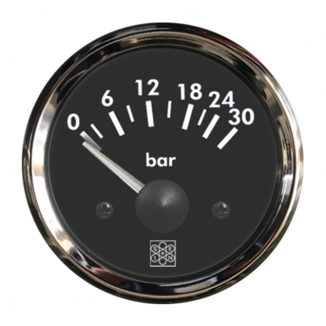 Indicatore pressione olio 0-24 bar Ø 52 mm. 24 V Cromo - San Giorgio Sein