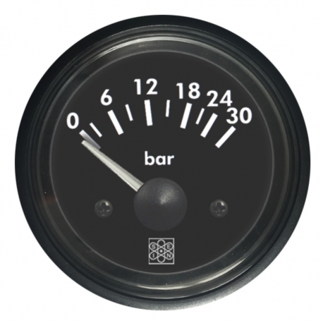 Indicatore pressione olio 0-24 bar Ø 52 mm. 24 V RQ - San Giorgio Sein