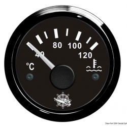 Wassertemperaturanzeige 40°-120° Ø 57 mm. 12/24 V