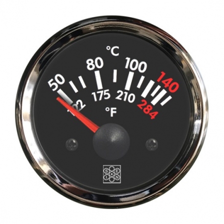 Indicatore temperatura olio 50°-150° Ø 52 mm. 12 V Cromo - San Giorgio Sein