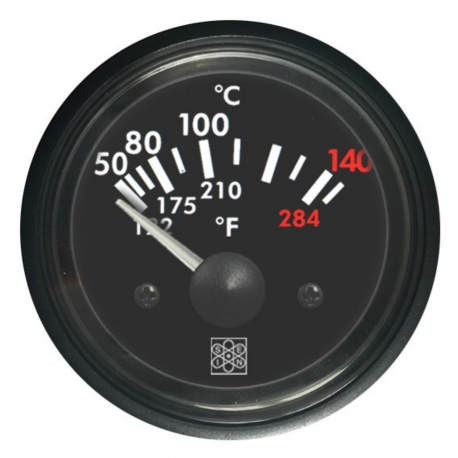 Indicatore temperatura olio 50°-150° Ø 52 mm. 24 V RQ - San Giorgio Sein