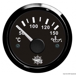 Öljyn lämpötilamittari 50°-150° Ø 57 mm. 12/24 V
