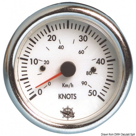 0-50 diode counter Ø 96 mm. 12 V - Guardian