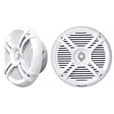 Altavoces de dos vías con LEDs multicolores programables