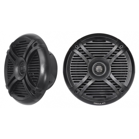 Altavoces de dos vías con LEDs multicolores programables