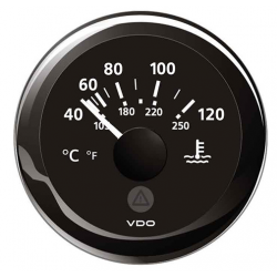 Veden lämpötilamittari 40°-120° Ø 52 mm. 12/24 V - Vdo