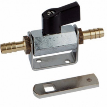Chromed brass fuel valve