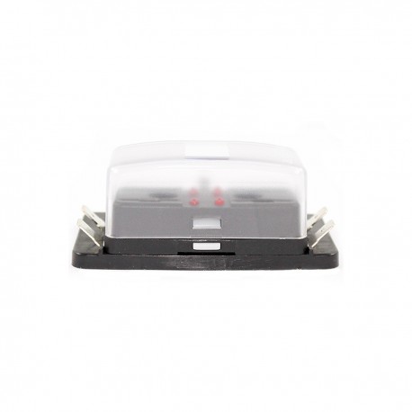 Caja de fusibles con fusible LED fundido