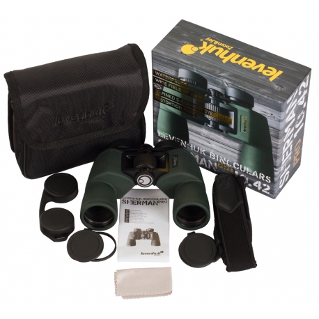 Sherman PRO 10x42 Binoculars - Levenhuk