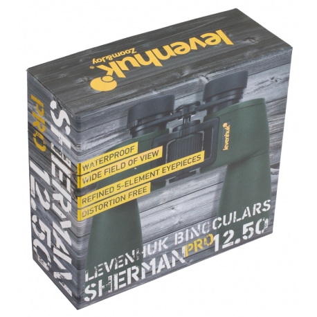 Sherman PRO 12x50 Binoculars - Levenhuk