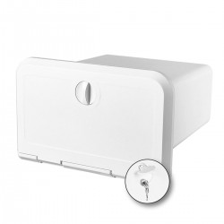 Container with door for VHF, CB, Radio with lock