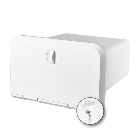 Conteneur avec porte verrouillable pour VHF, CB, Radio