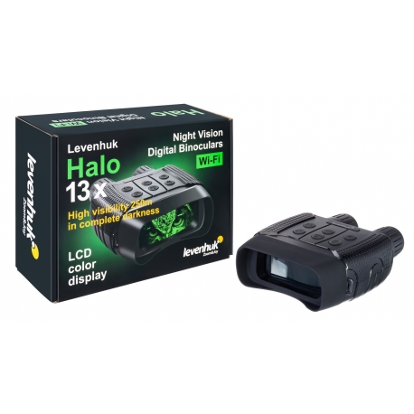 Binoculares digitales de visión nocturna Levenhuk Halo 13x con Wi-Fi