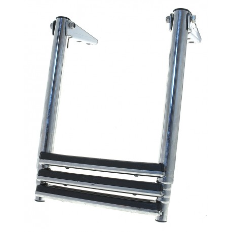 Telescopic stainless steel ladder