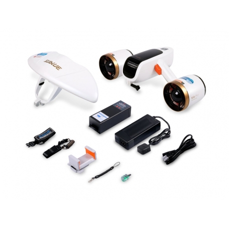 Whiteshark Mix Pro Svart vannscooter - Sublue